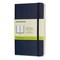 Moleskine Classic Soft Cover Notebook - Sapphire Blue, Blank, 5-1/2" x 3-1/2"